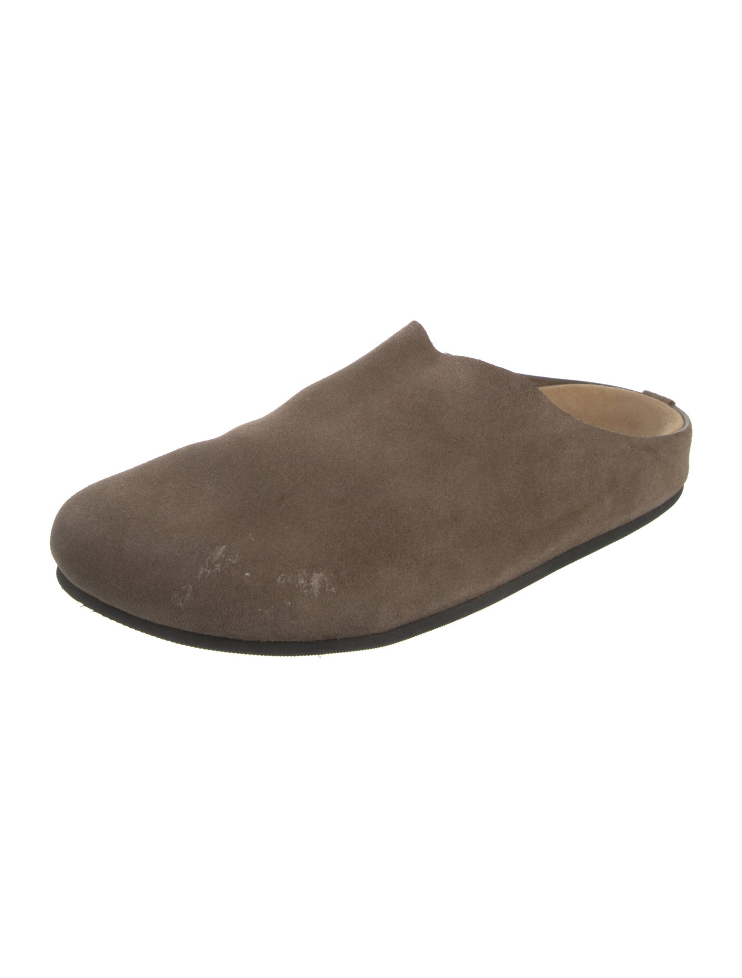 The Row Hugo Suede Slippers