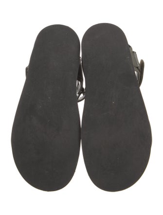 The Row Hook and Loop Leather Sandals
