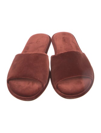 The Row Canal Velvet Slides