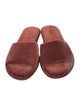 The Row Canal Velvet Slides