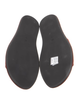 The Row Canal Velvet Slides