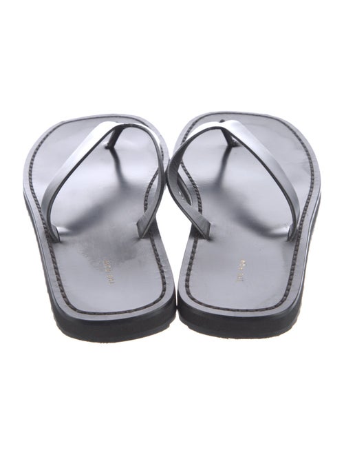 The Row Leather Flip Flops
