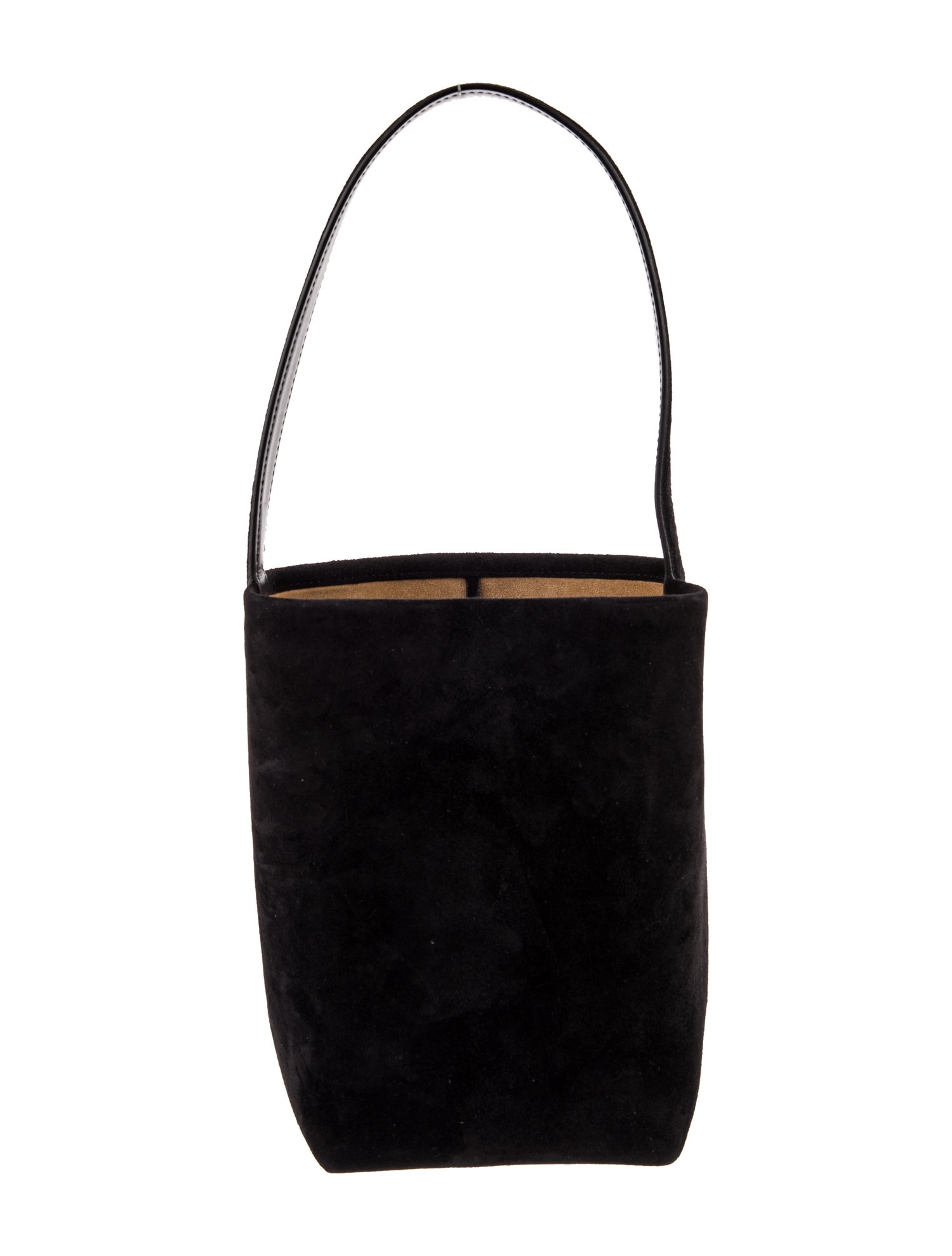 The Row Suede Bucket Bag Small