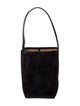The Row Suede Bucket Bag Small