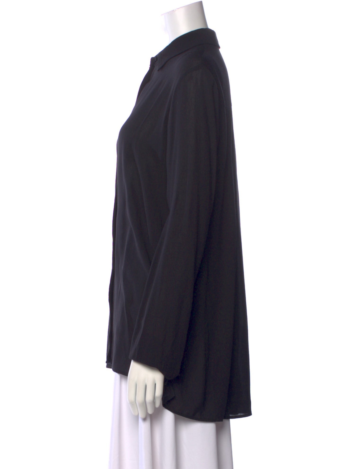 The Row Long Sleeve Button-Up Top