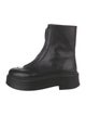 The Row Zipped 1 Leather Combat Boots