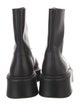 The Row Zipped 1 Leather Combat Boots