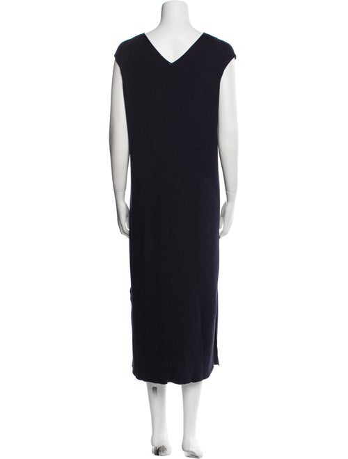 The Row V-Neck Midi Length Dress