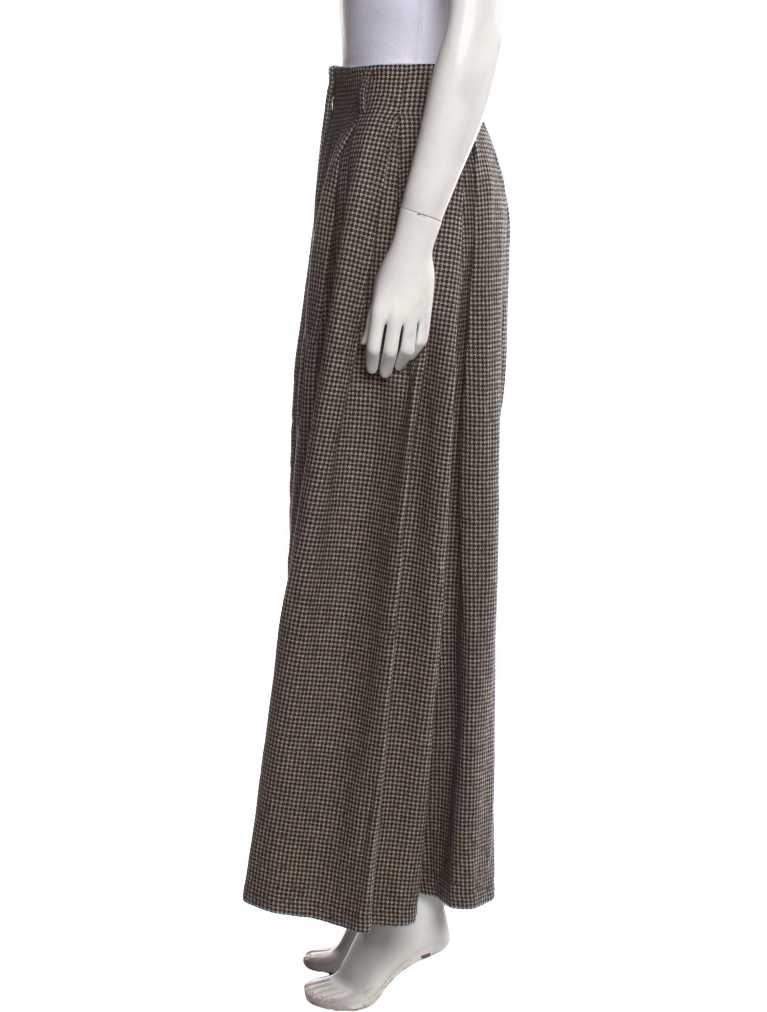 The Row Camel Hair Wide Leg Pants