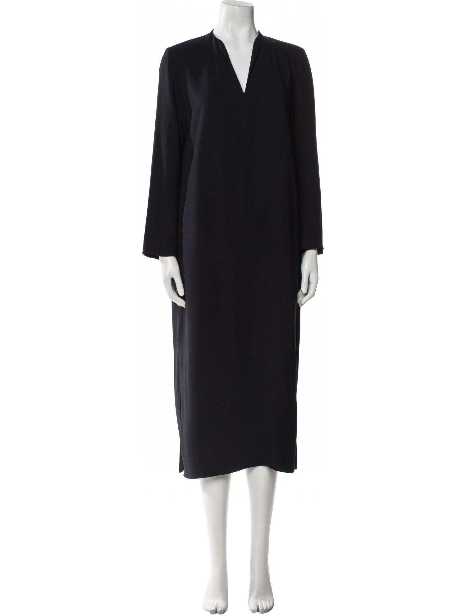 The Row V-Neck Long Dress