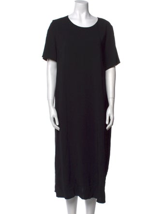 The Row Scoop Neck Midi Length Dress