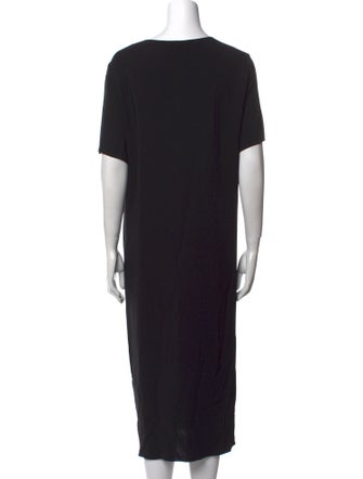 The Row Scoop Neck Midi Length Dress