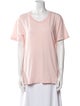 The Row Scoop Neck Short Sleeve T-Shirt