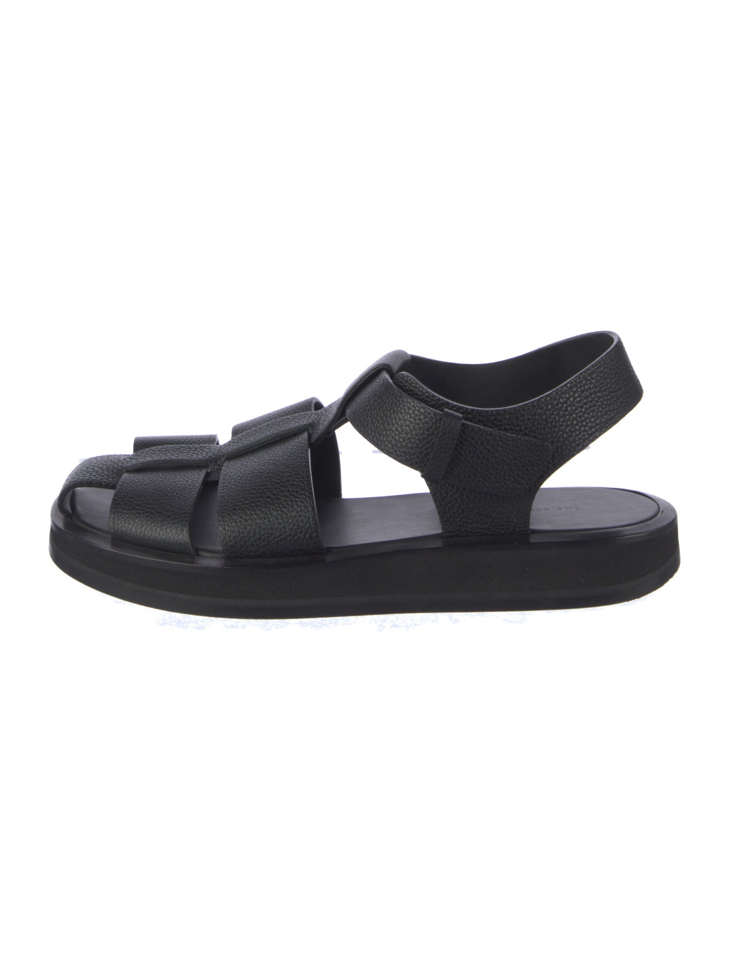 The Row Fisherman Leather Slingback Sandals