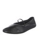 The Row Elastic Ballet Leather Flats
