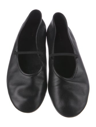 The Row Elastic Ballet Leather Flats