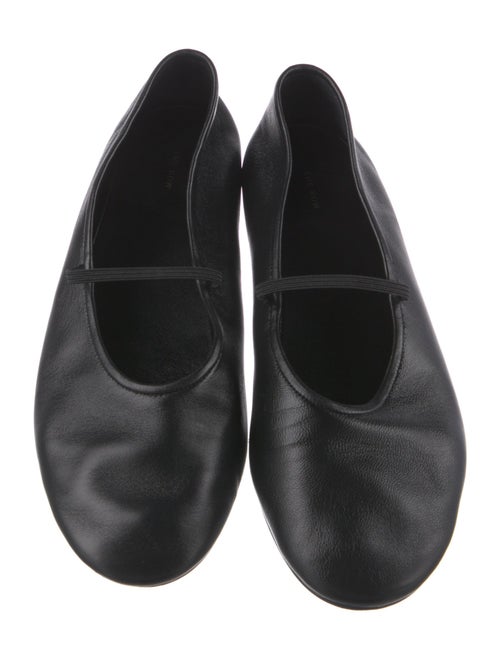 The Row Elastic Ballet Leather Flats