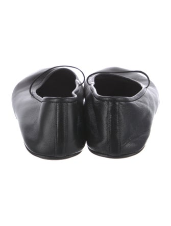 The Row Elastic Ballet Leather Flats