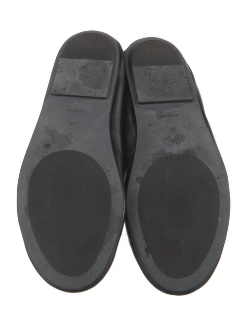 The Row Elastic Ballet Leather Flats