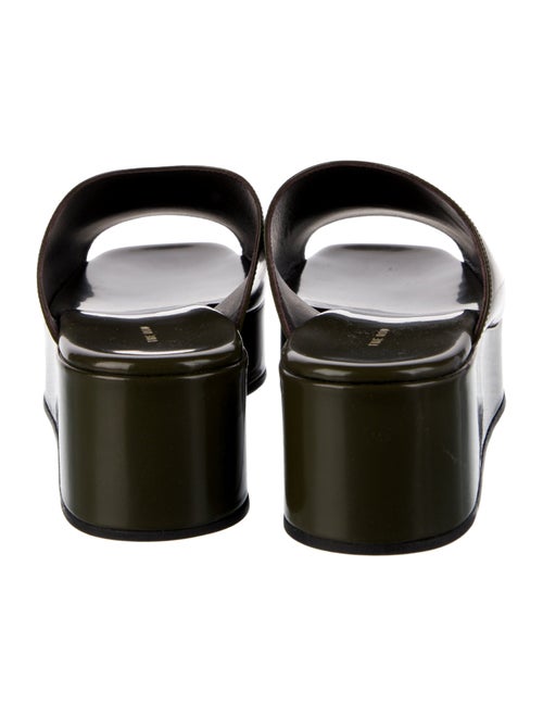 The Row Emi platform Leather Mules