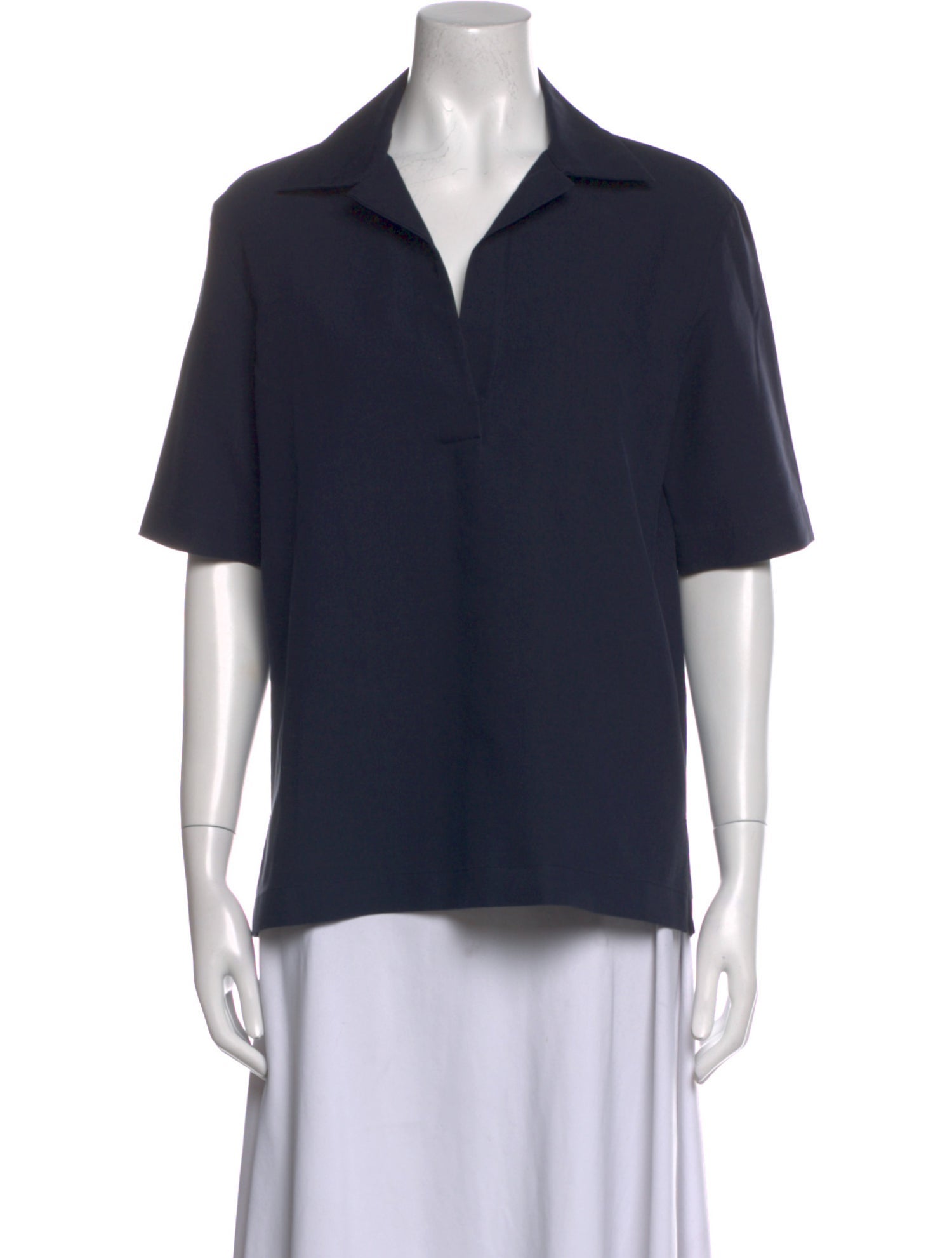 The Row Short Sleeve Button-Up Top