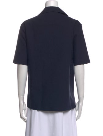 The Row Short Sleeve Button-Up Top