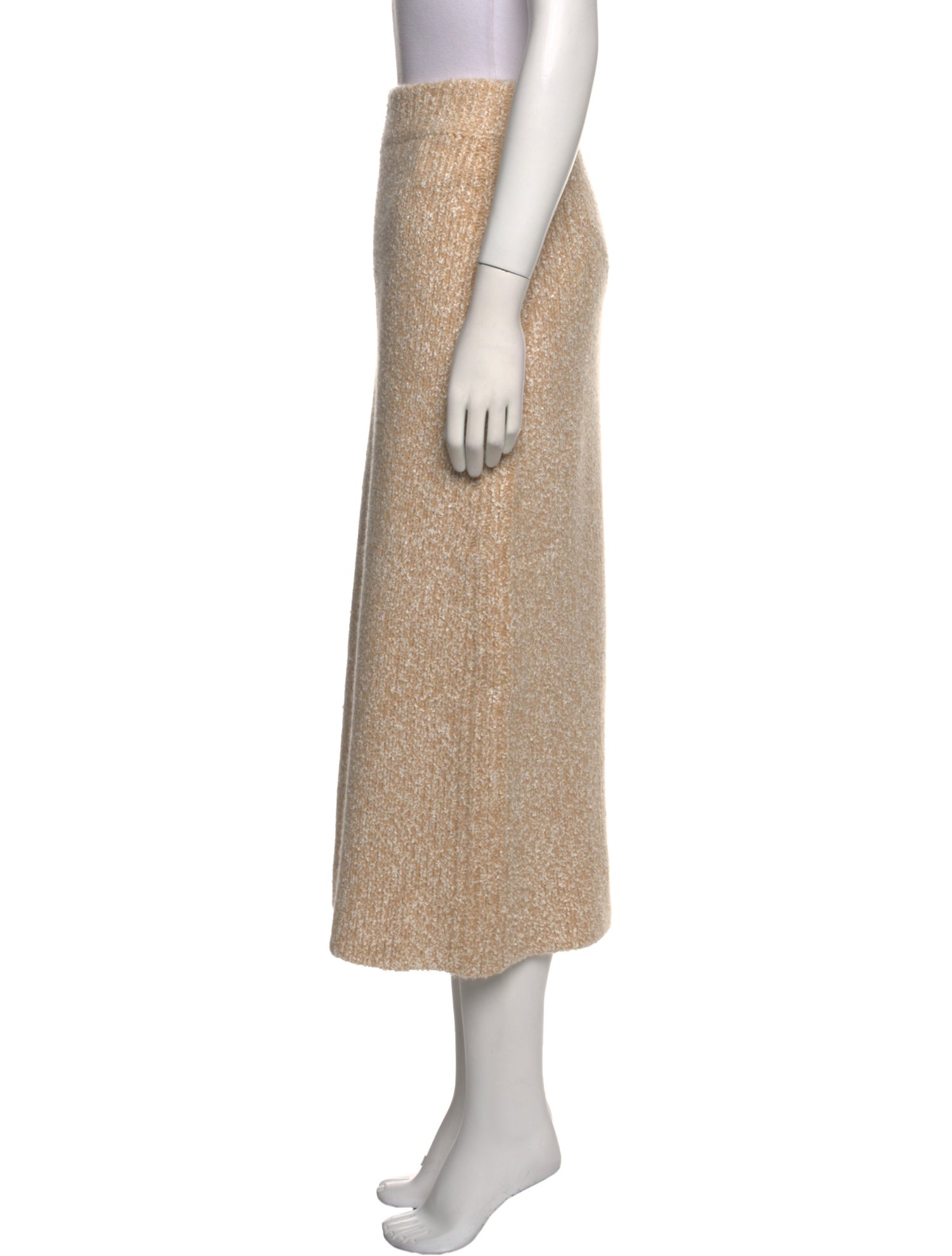 The Row Cashmere Midi Length Skirt