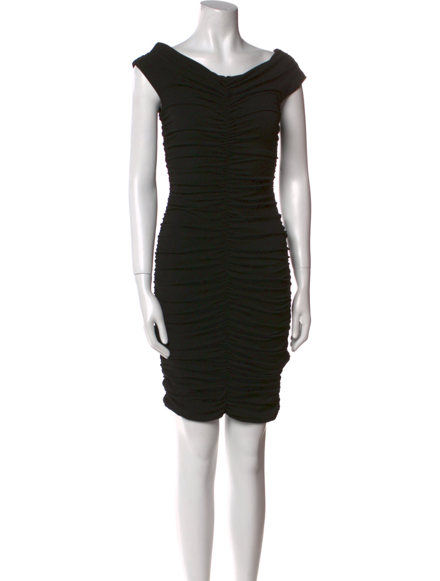 The Row Hali Cowl Neck Mini Dress