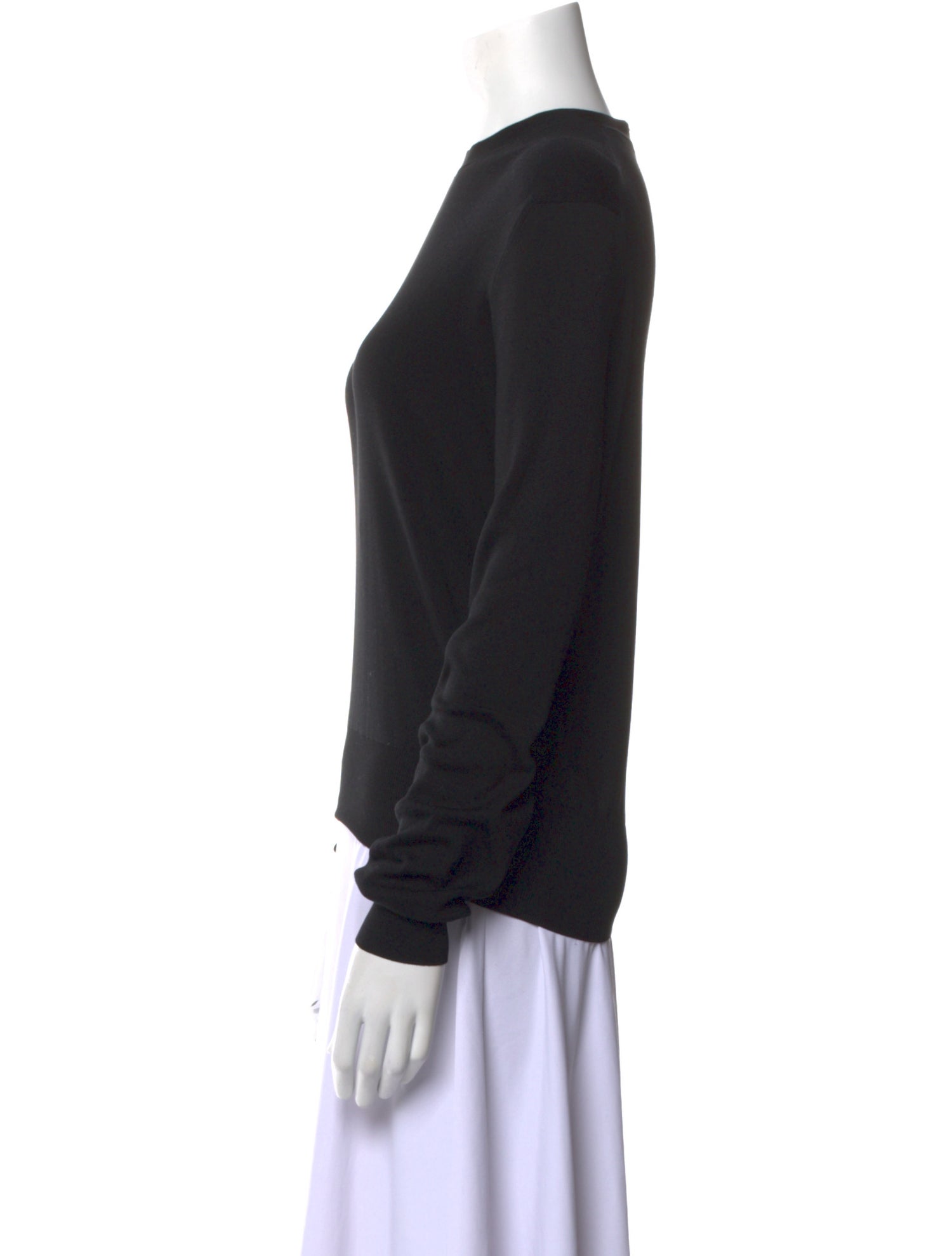 The Row Silk Crew Neck Sweater