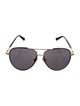 The Row Aviator Tinted Sunglasses