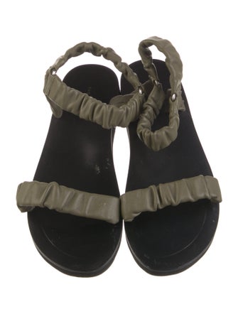 The Row Egon Leather Slingback Sandals