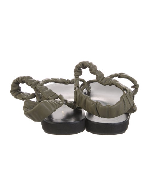 The Row Egon Leather Slingback Sandals