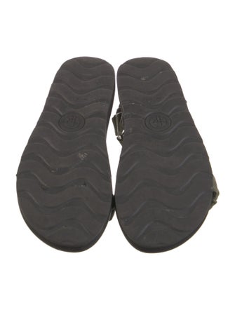 The Row Egon Leather Slingback Sandals