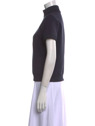 The Row Mock Neck Short Sleeve Sweatshirt