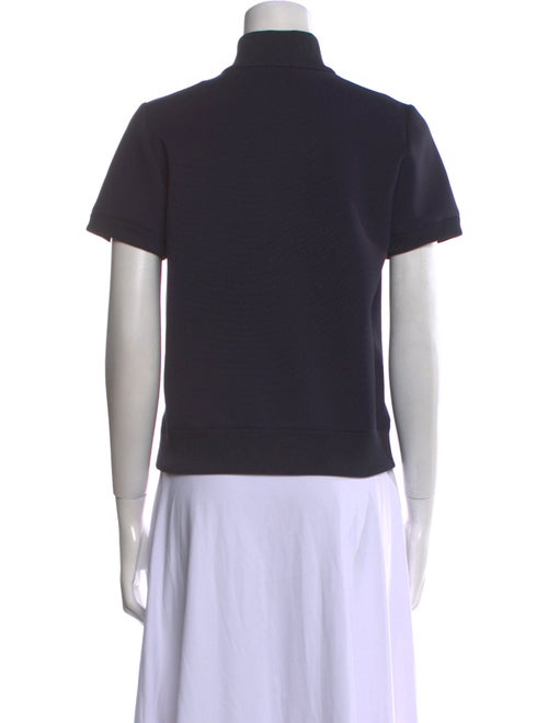 The Row Mock Neck Short Sleeve Sweatshirt