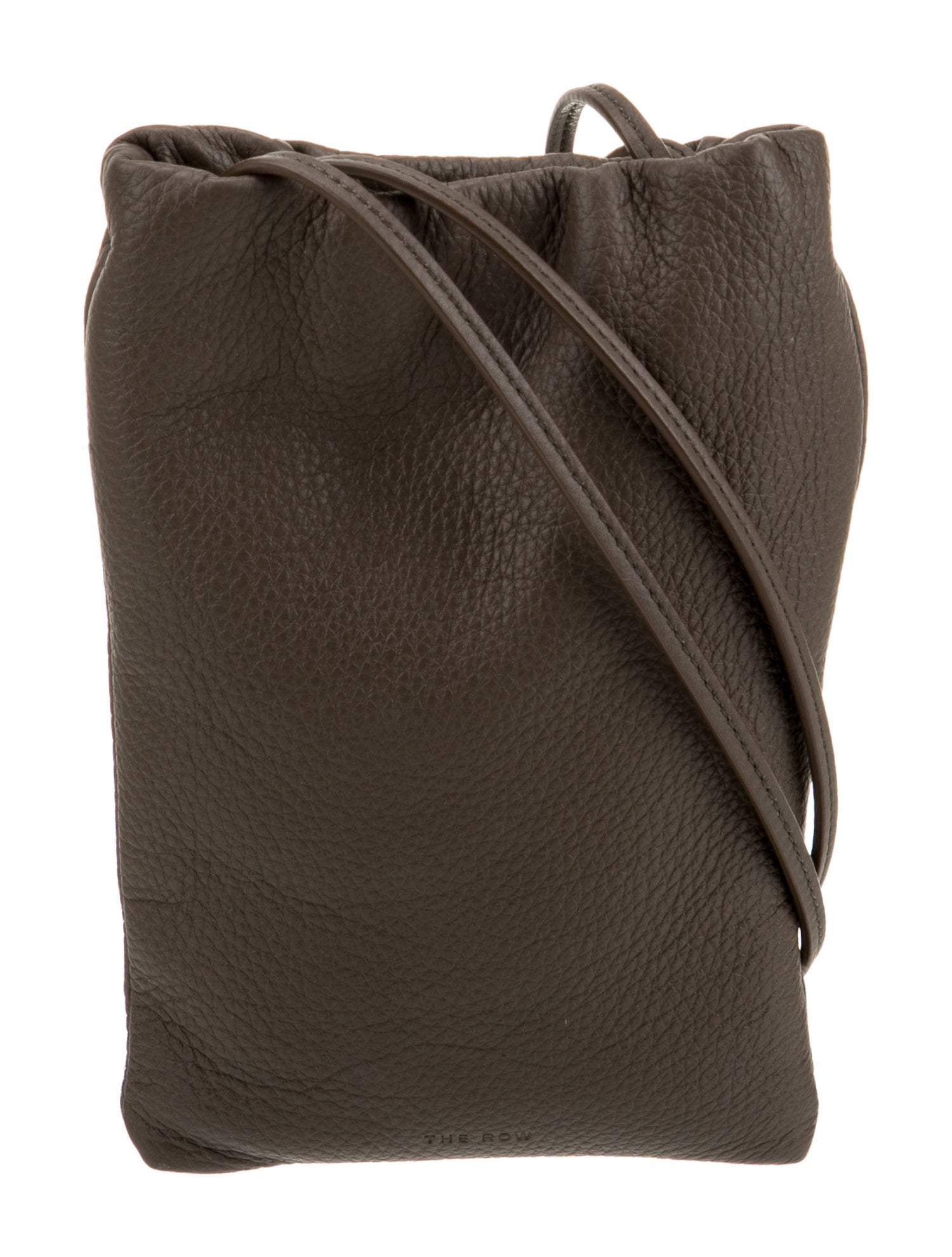 The Row Leather Bourse Phone Holder