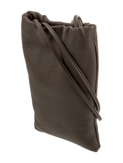 The Row Leather Bourse Phone Holder