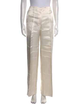 The Row Silk Wide Leg Pants