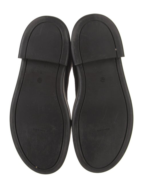 The Row Zipped 1 Suede Combat Boots