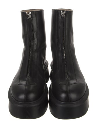 The Row Zipped 1 Leather Boots