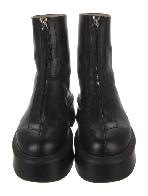 The Row Zipped 1 Leather Boots
