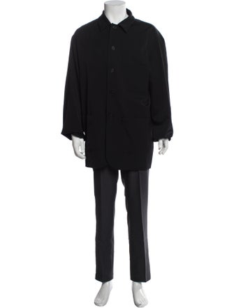 The Row Wool Long Sleeve Shirt