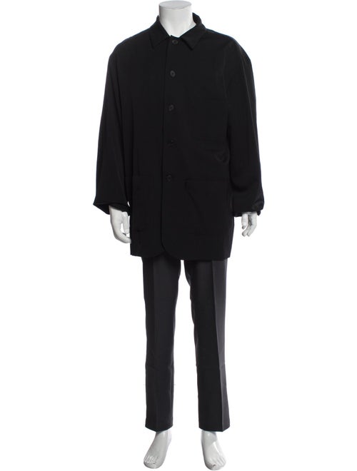 The Row Wool Long Sleeve Shirt