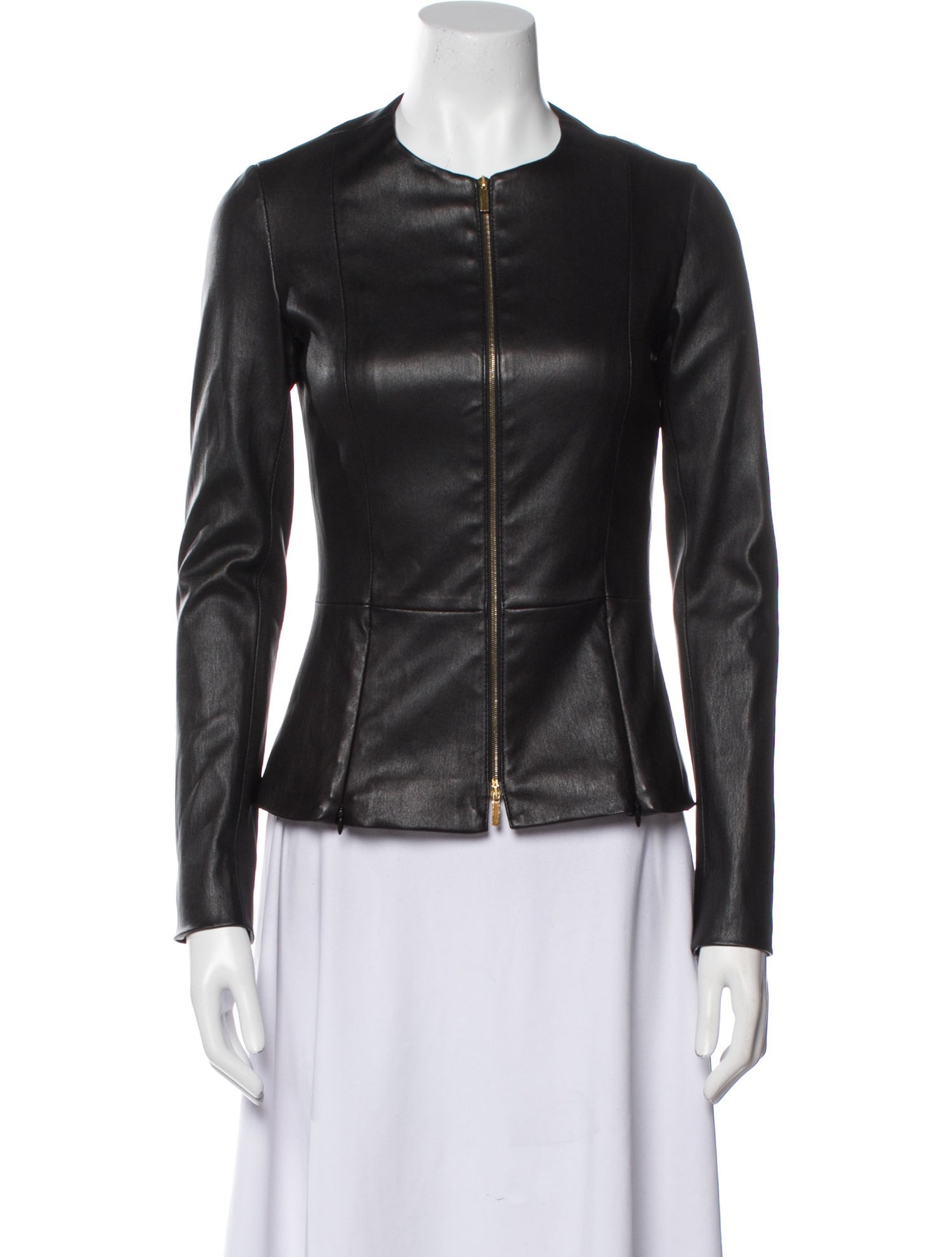 The Row Anasta Leather Biker Jacket