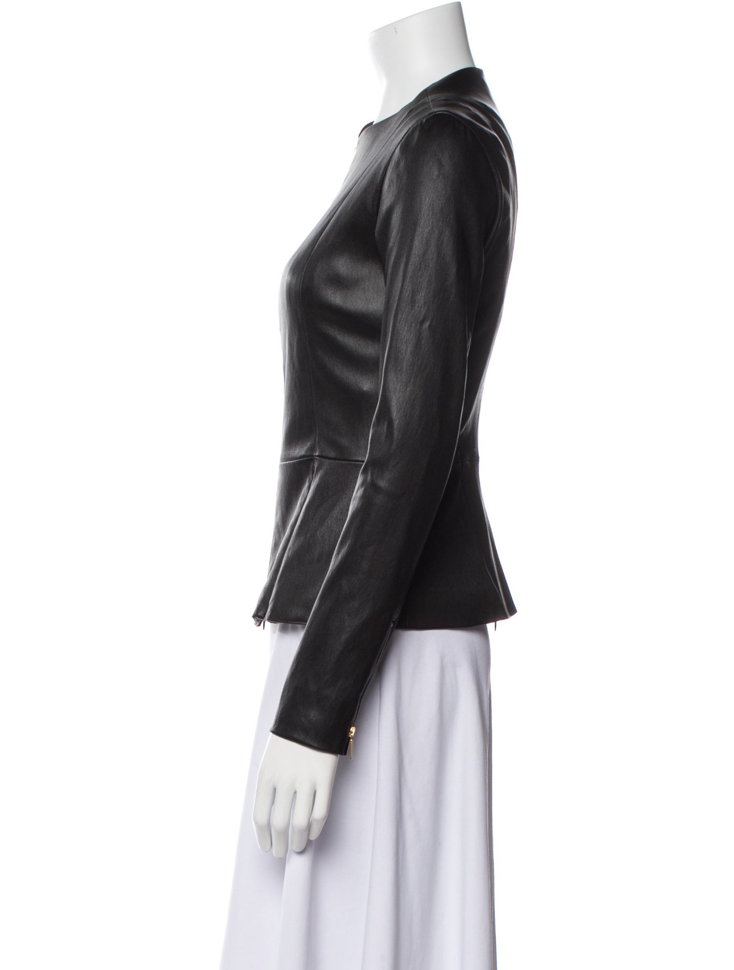 The Row Anasta Leather Biker Jacket