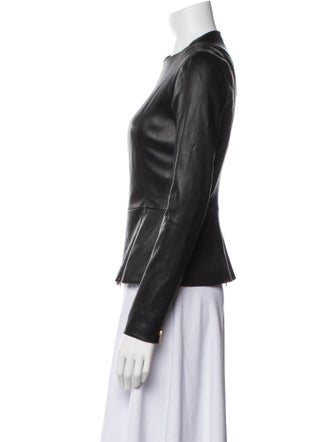 The Row Anasta Leather Biker Jacket