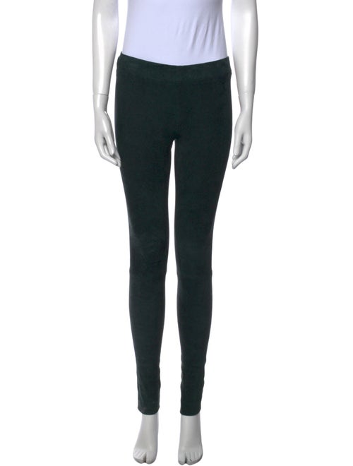 The Row Suede Skinny Leg Pants