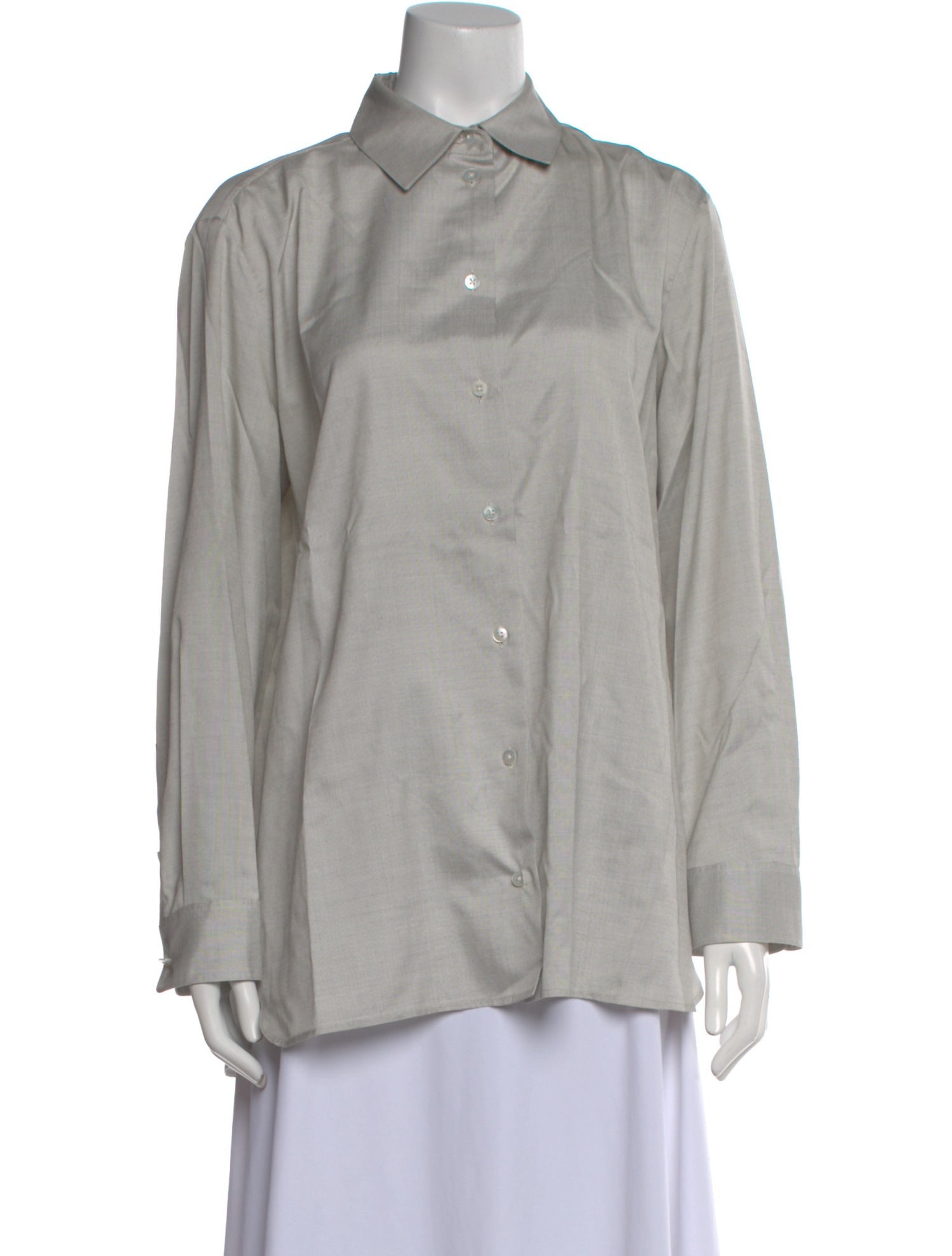 The Row Silk Long Sleeve Dress Shirt w/ Tags