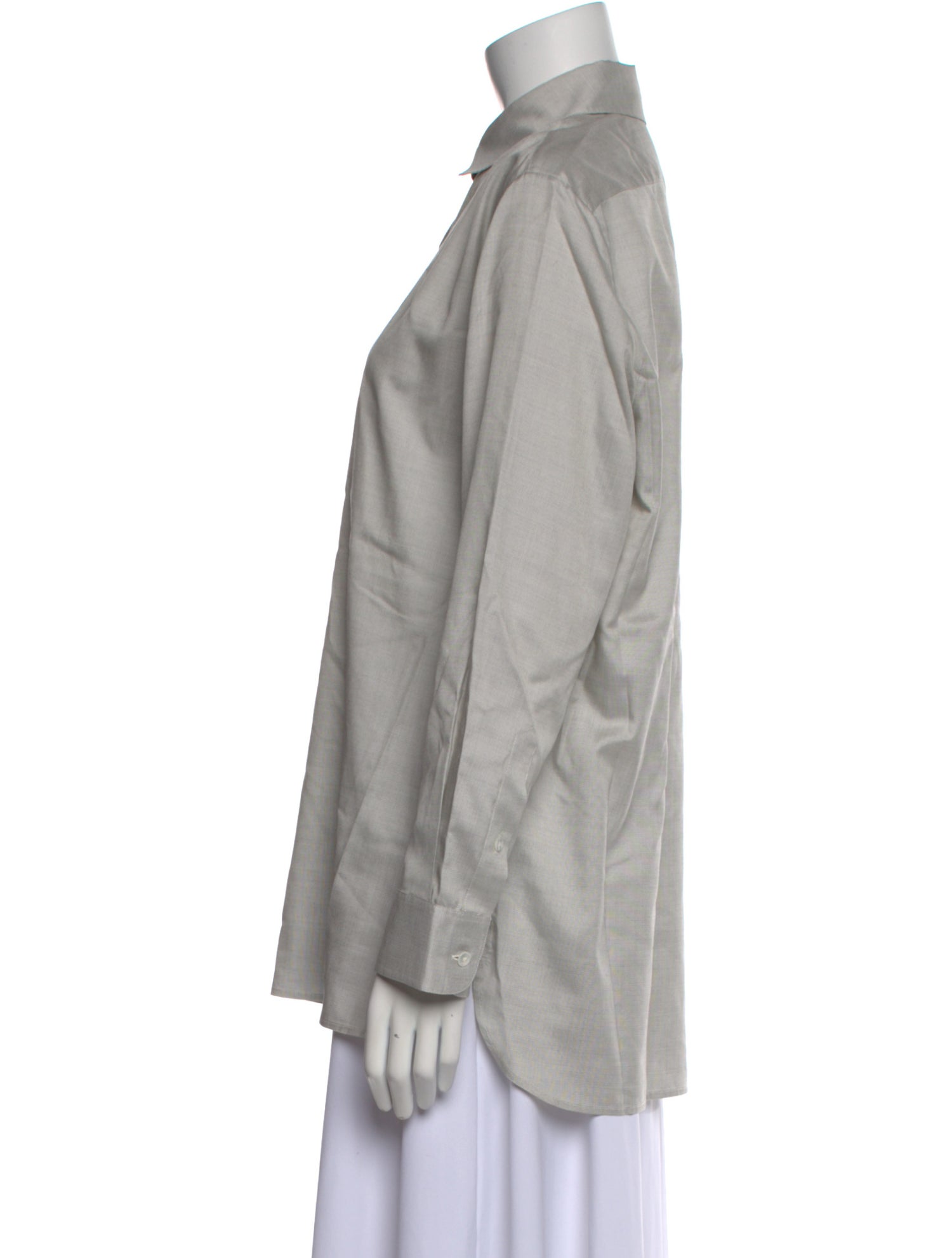 The Row Silk Long Sleeve Dress Shirt w/ Tags