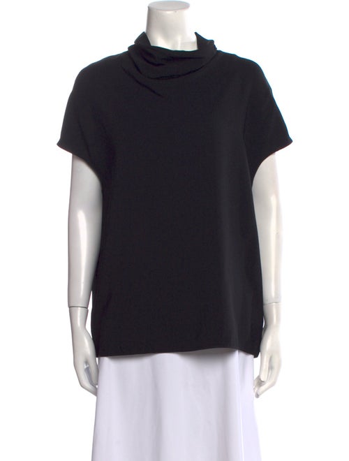 The Row Cowl Neck Short Sleeve Sweatshirt